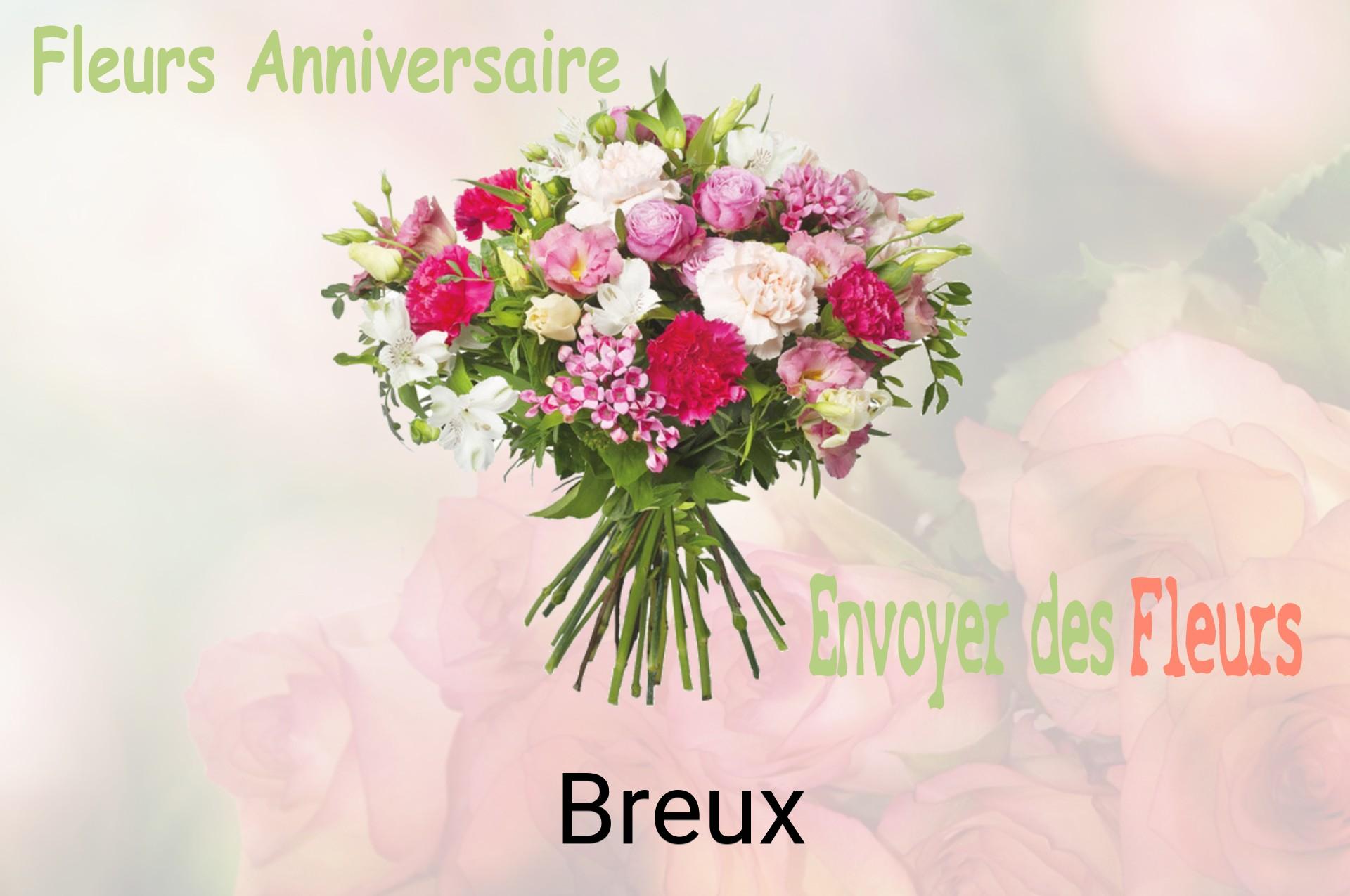 Bouquet de fleurs d’anniversaire livré à Breux